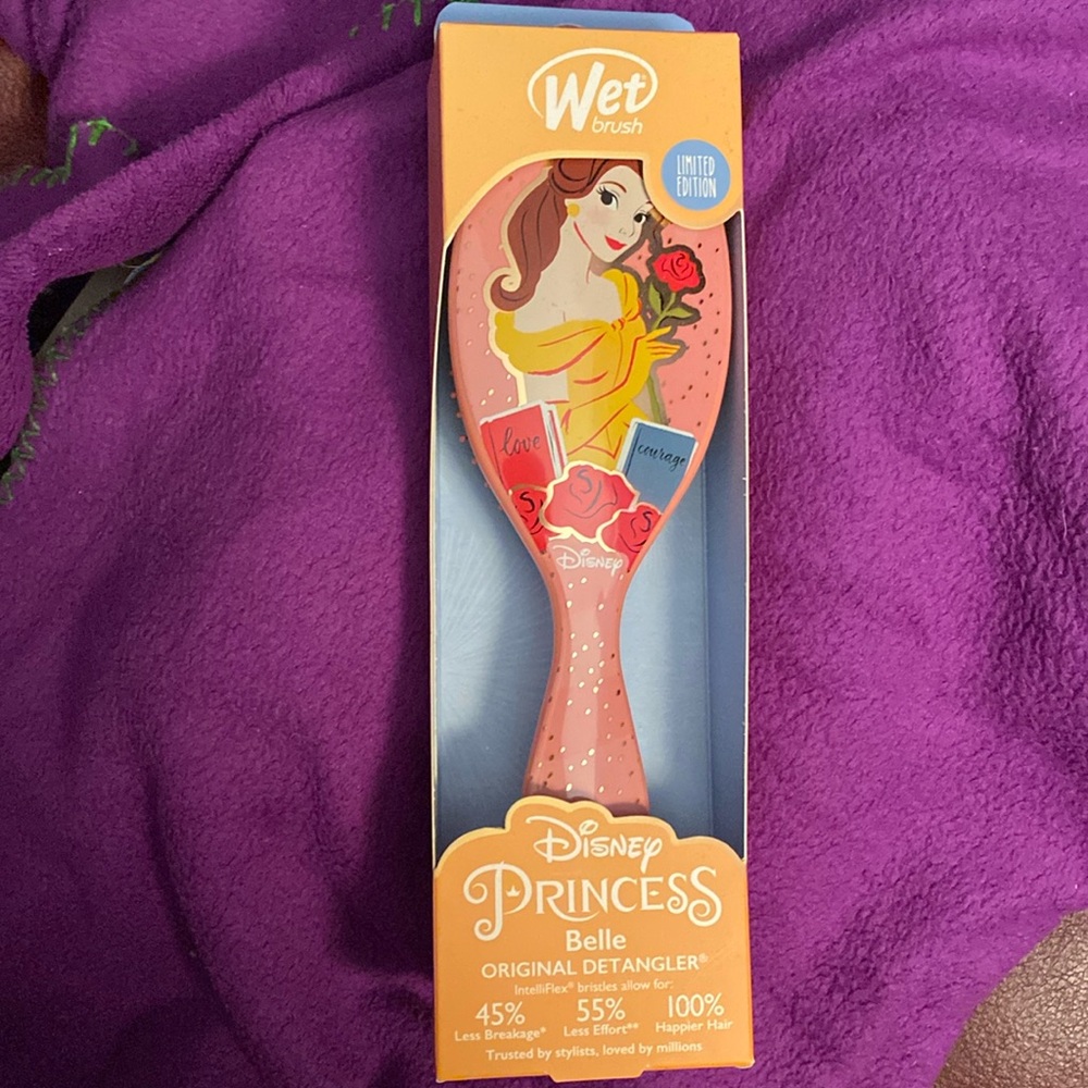 Brand new limited edition Princess Belle detangler brush